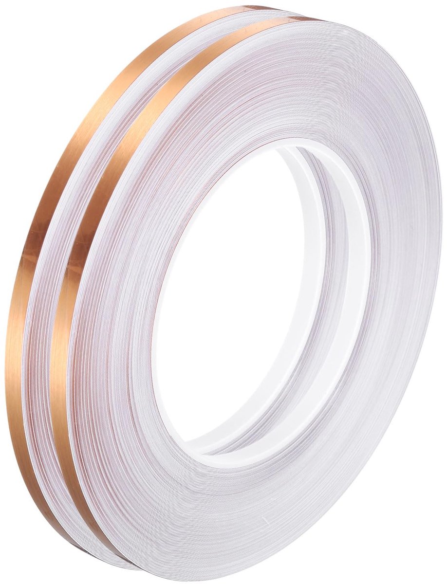 Dailygoods - 2 Stuks Vloertegels met Roze Gouden Folielijnen - Waterdichte Zelfklevende Tape