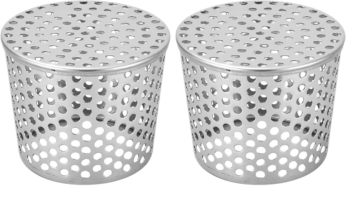 Dailygoods - 2 Stuks Roestvrijstalen Dakgoot Bladbescherming voor 110 mm