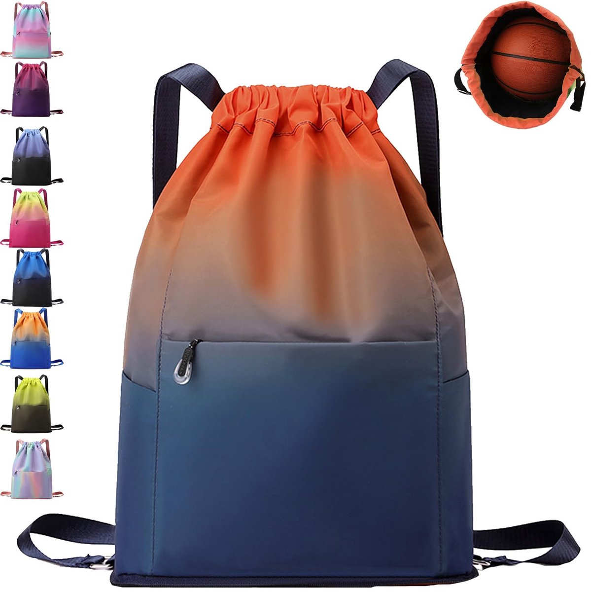 Dailygoods - Waterdichte Drawstring Sports Bag voor Kinderen - Grote Capaciteit