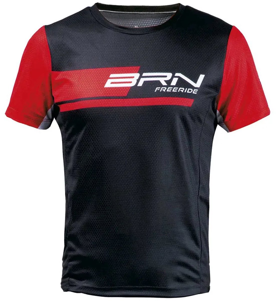 Brn Freeride Korte Mouw Enduro Trui Zwart L Man