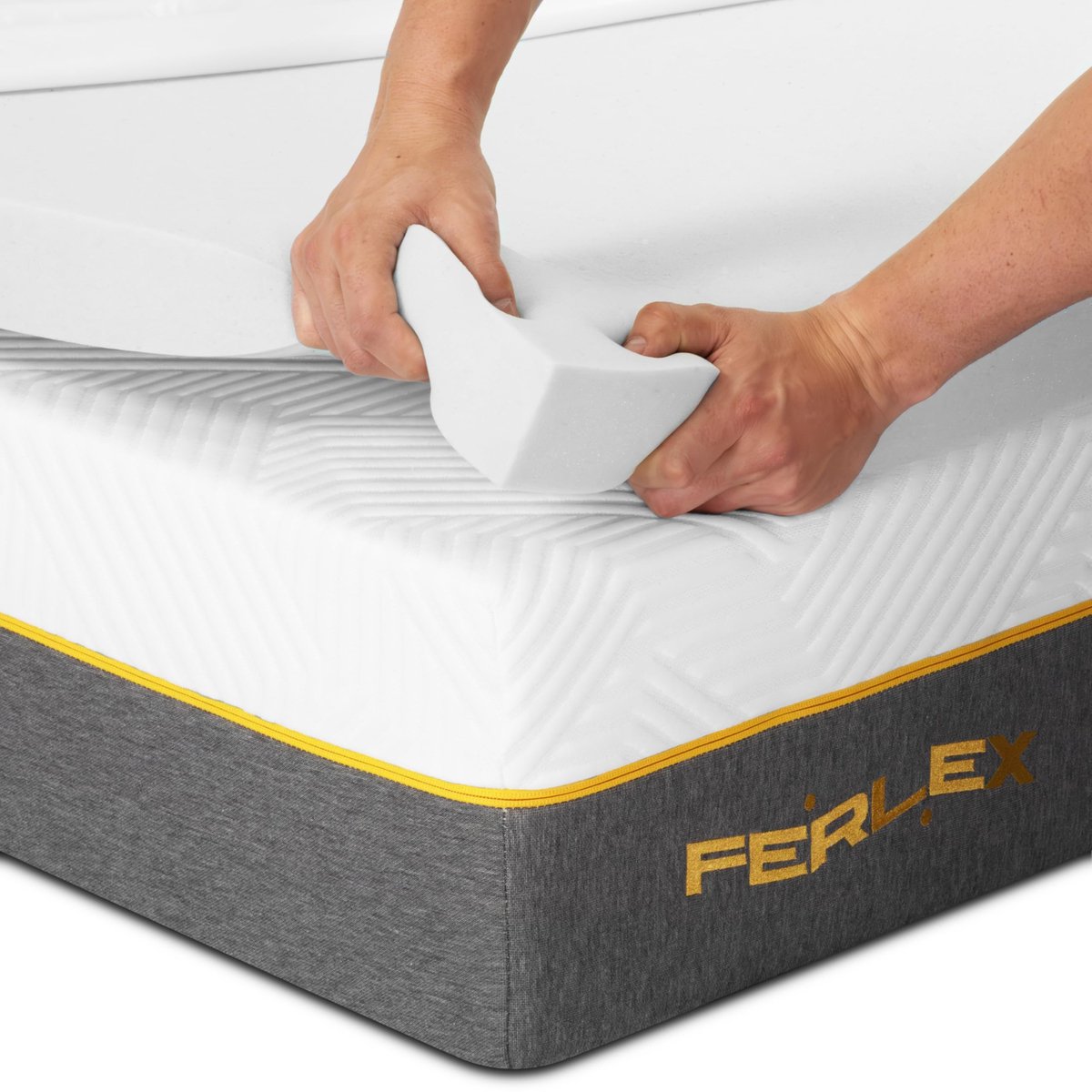 SnelShoppen - Visco-elastische topper 7 cm | 80 x 200 cm | Topper voor Matras en Bank | Comfortabel Slaapgenot | Ideaal voor Extra Ondersteuning en Be