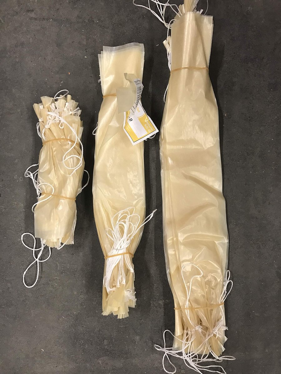 Dailygoods - R2L-D Kunstdarm voor Rauwe Worst - Kaliber 43/40, 25 Stuks