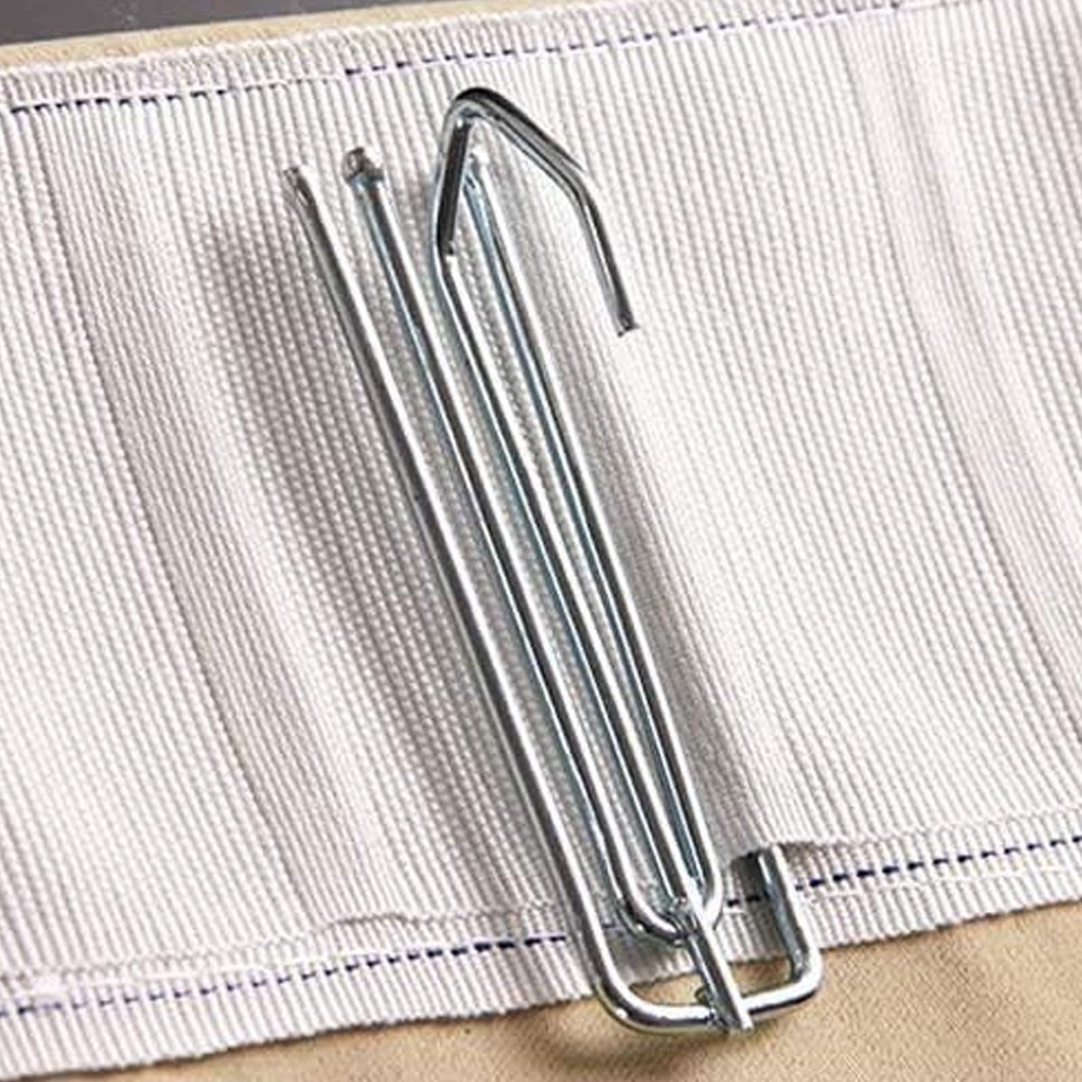 SnelShoppen - Heavy Duty Metalen Gordijn Haken Pinch Plooi Diepe Prong Haken voor Header Tape - Zilver - 40 Pack voor Thuis, Feest en Tuin