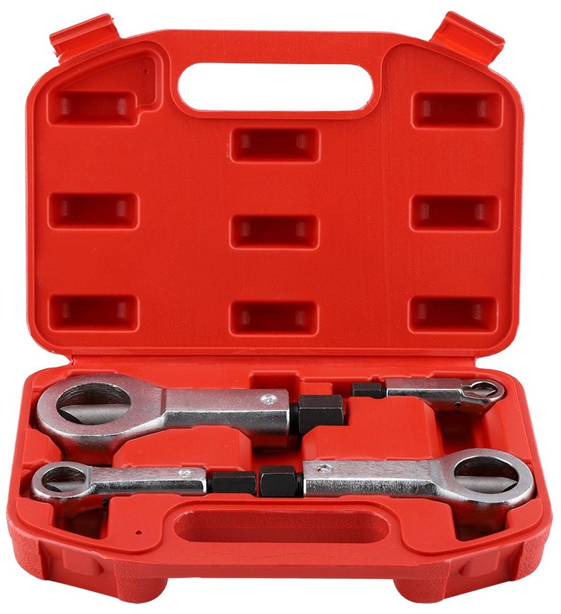 Dailygoods - Stalen Moersplijter Set van 4 - Verwijder beschadigde schroefmoeren