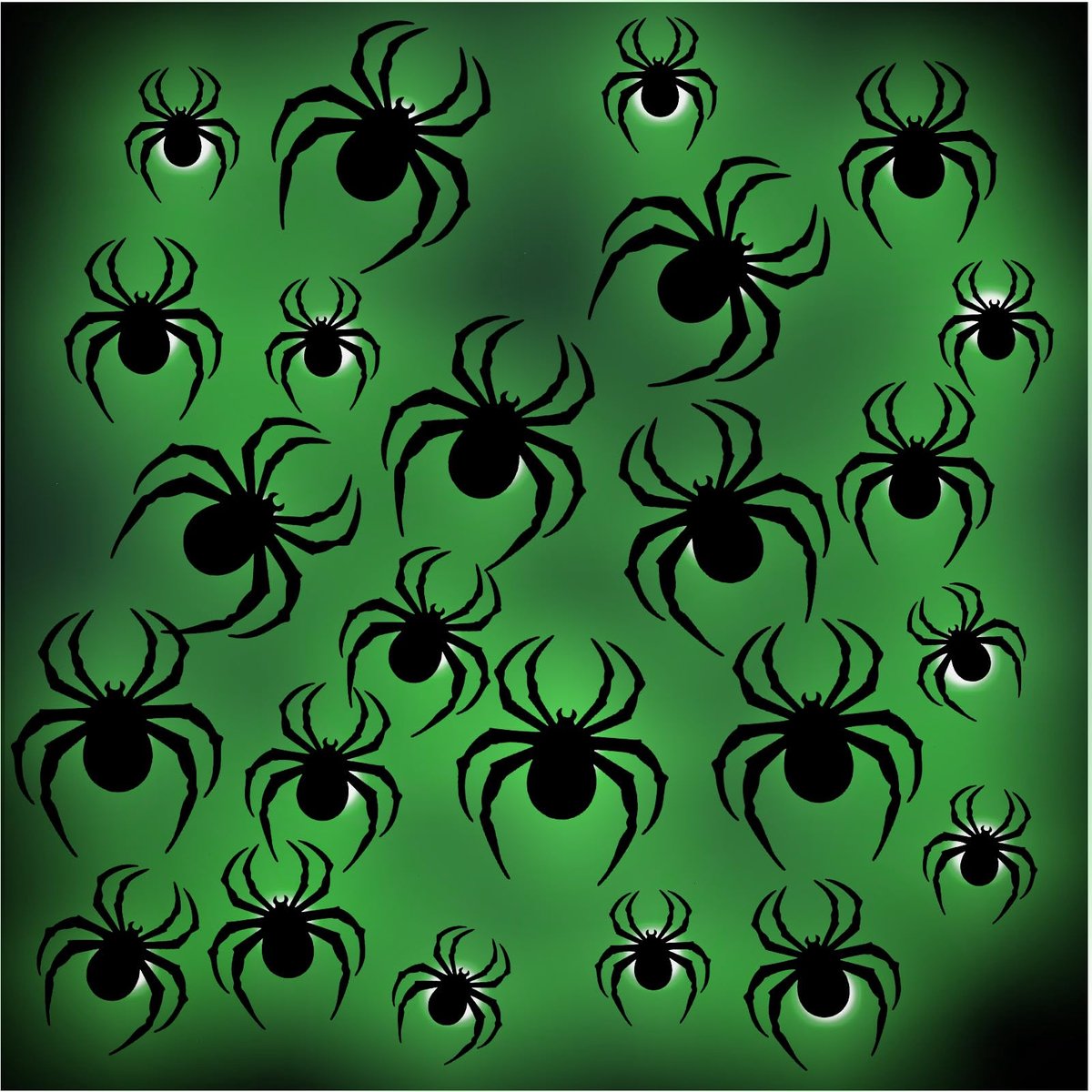 Dailygoods - 24 Stuks Halloween 3D Spinnendecoraties - Realistische PVC Wanddecoratie