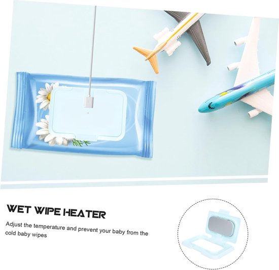 Baby Doekjes Warmer - Verwarming Houder - Comfortabel Gebruik - Intelligente Constante Temperatuur - 12 x 8 x 2 cm — afbeelding 5