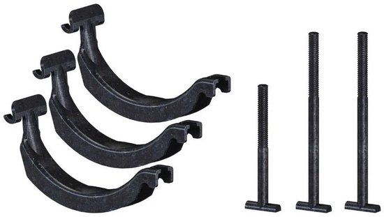 Thule ProRide SquareBar Adapter Fietsendragers Accessoire Black One-Size van Thule — afbeelding 2