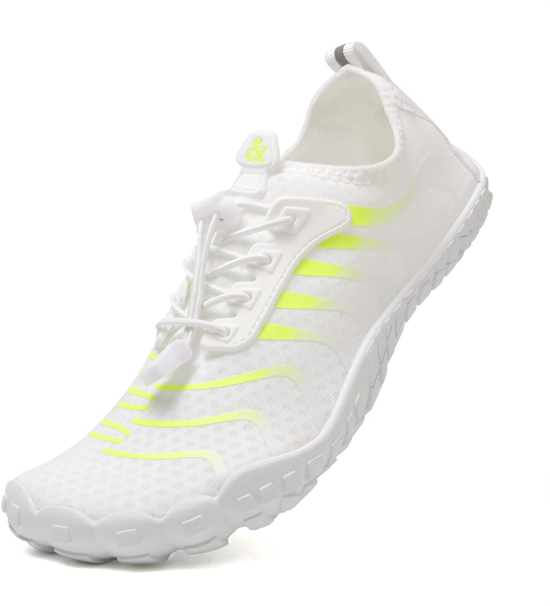 SnelShoppen - Waterschoenen Heren en Dames - Sneldrogend Badschoenen, Zwemschoenen, Zee- en Surfschoenen - Lichtgewicht Uniseks - Maat 41 EU - Wit - P