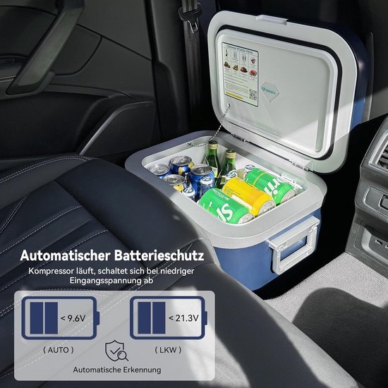 Compressor Koelbox 18L - 12V/24V - Draagbaar - Elektrische Koelkast & Vriezer - Voor Auto, Camper & Camping — afbeelding 4