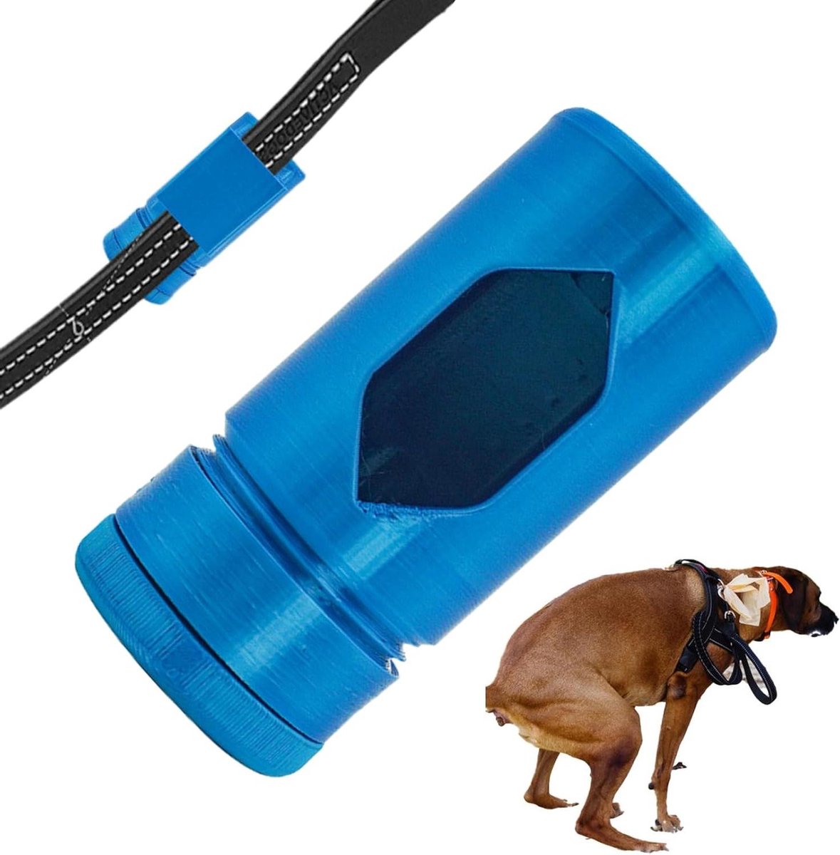 Hondenpoepzakjes Houder - Opbergtas Uitlaatbenodigdheden - Honden Uitlaten - Afsluitbaar Deksel - 10 x 13 x 4 cm - Niet gespecificeerd
