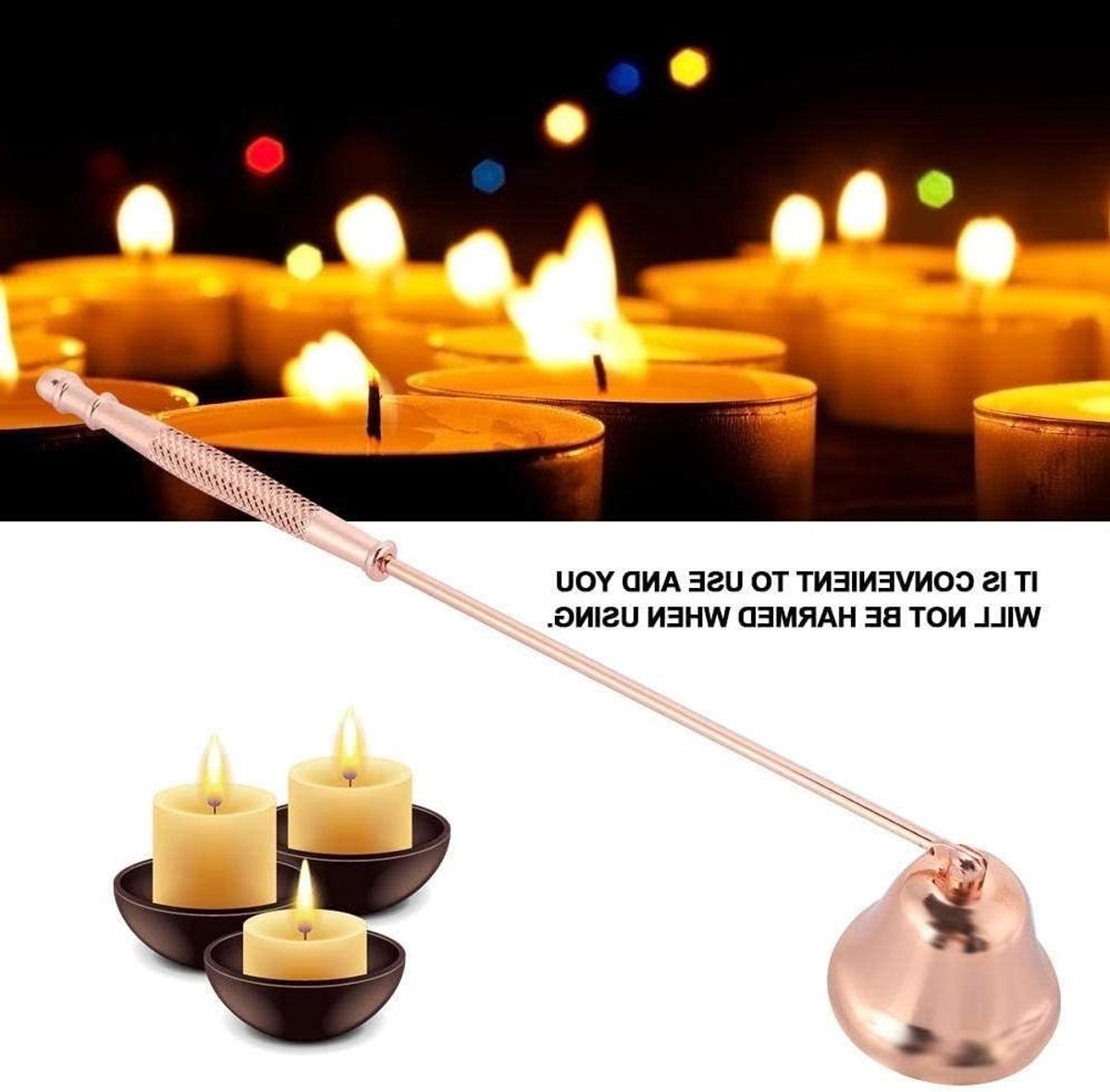 Kaars Snuffer - Kaars Blusser - Veilig Kaarsen Doven - Lang Handvat - Niet gespecificeerd - Rose Rood