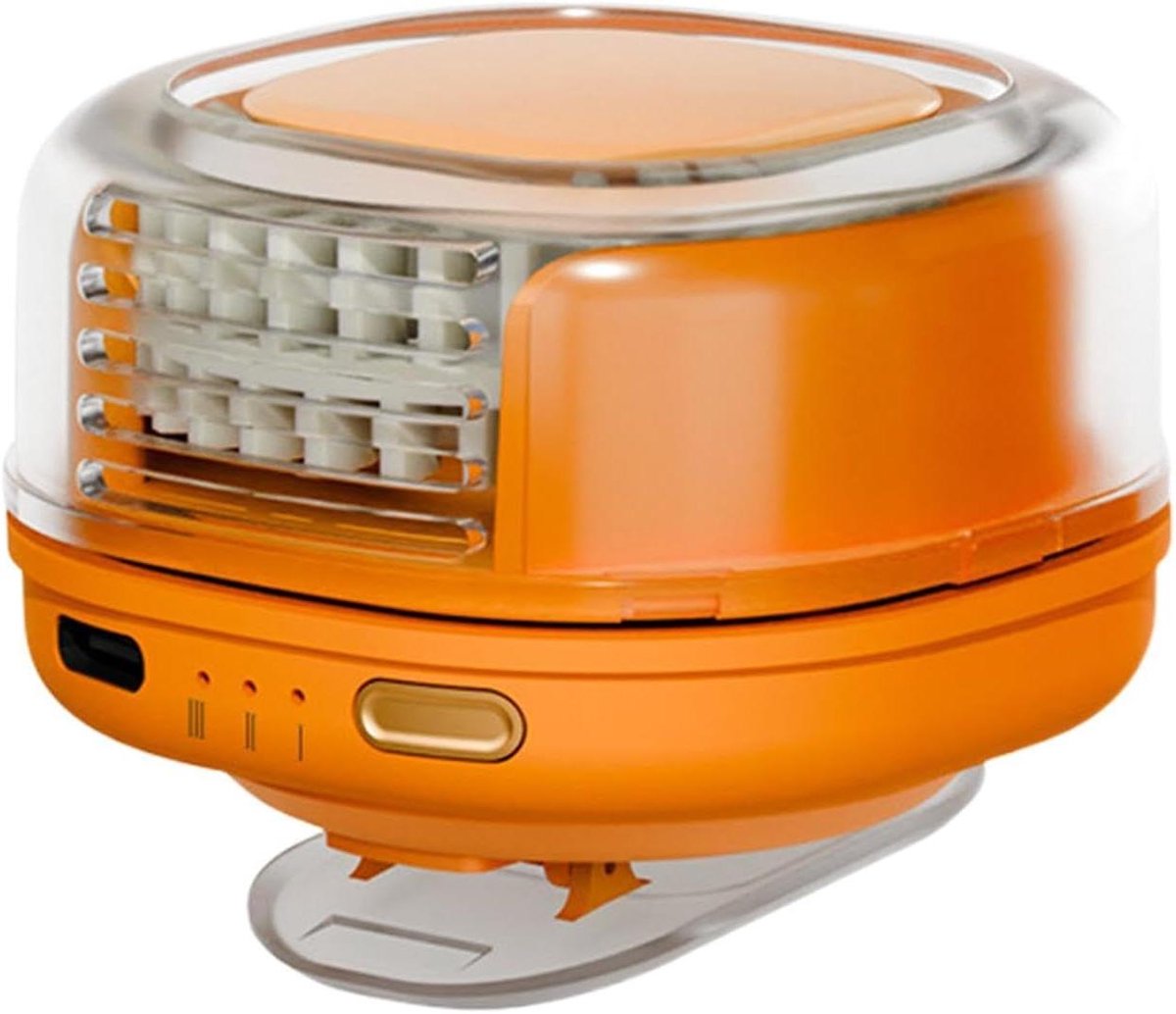 Ventilator met clip - Draagbare koeler - Persoonlijke verkoeling - Handsfree ontwerp - 6 x 7 x 6 cm - Oranje