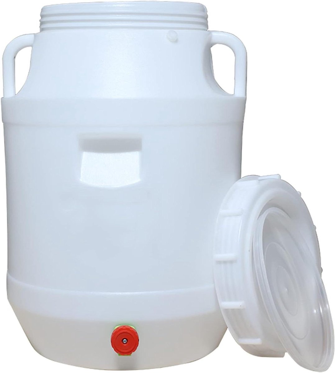 Compostbak Keuken - Voedselcomposter Binnen - Organisch Afval Verwerken - Geurvrij Dubbel Deksel - 50 Liter - Groen