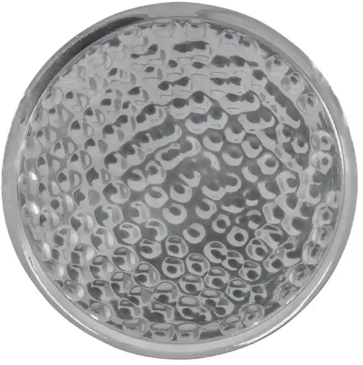 House Doctor Onderzetters zilver met houder - 4 stuks