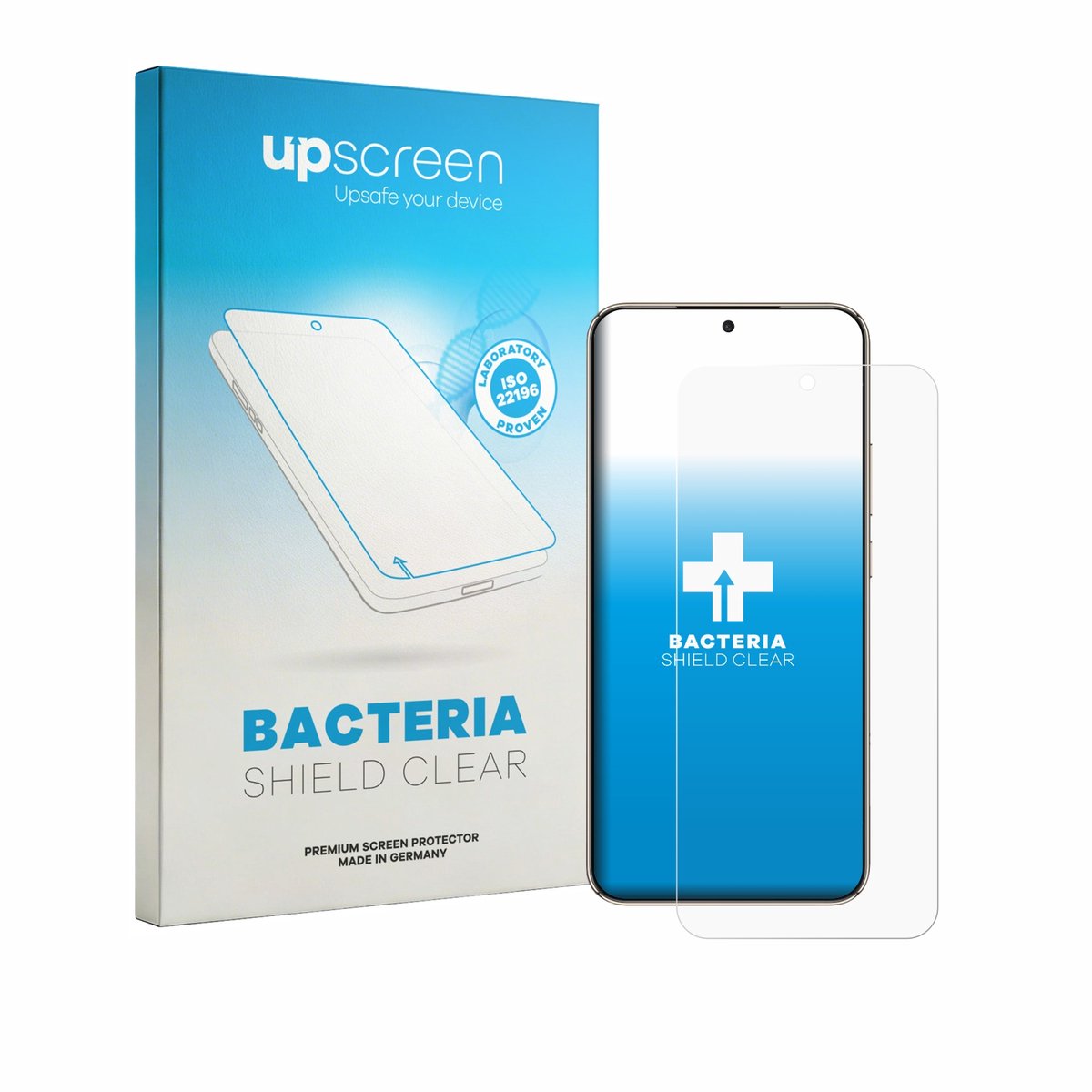 upscreen - Screenprotector voor Honor X 70 Pro Max - Folie Beschermfolie transparant antibacterieel