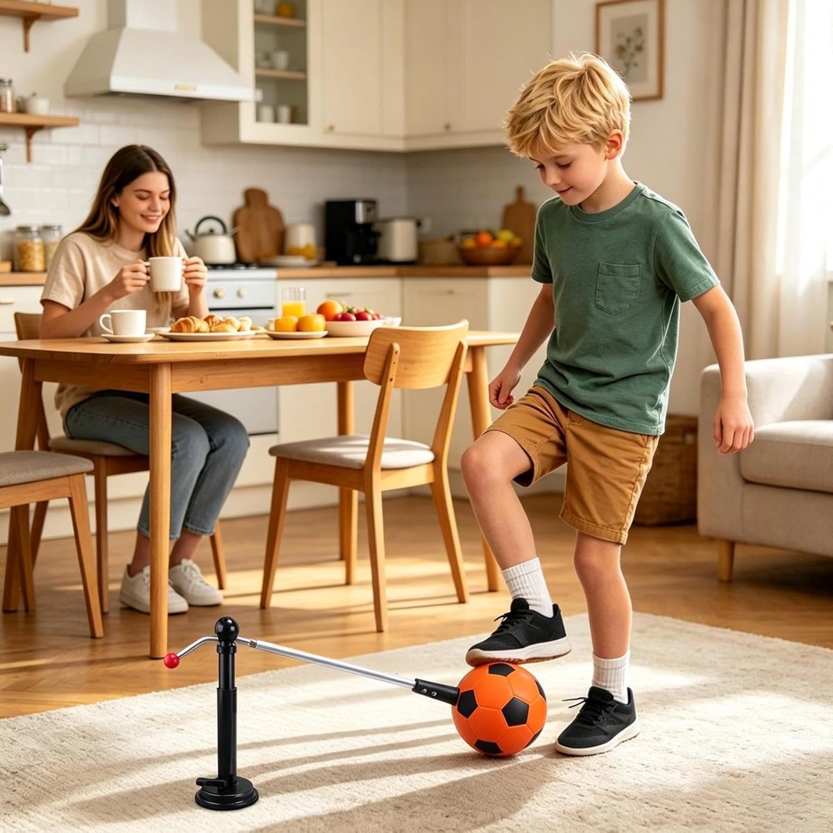 Voetbaltrainer - Behendigheidstrainer - Balvaardigheid Verbeteren - 360 Graden Rotatie - 20 x 20 x 20 cm - Niet gespecificeerd