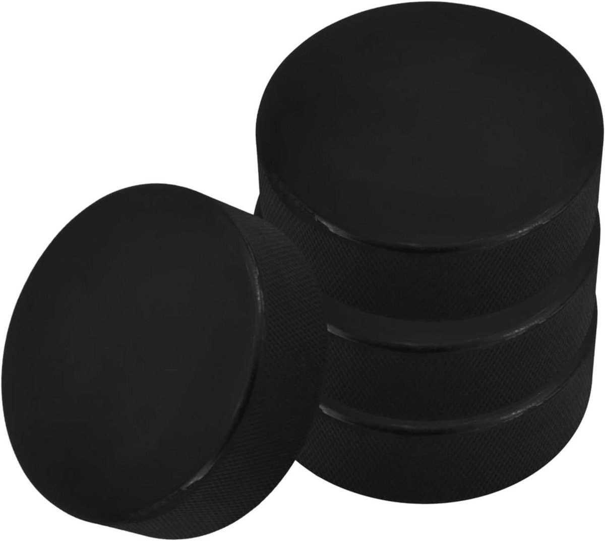 Hockey Pucks - IJshockey Pucks - Sport Training - Lage Wrijving Ontwerp - 7.5 cm - Zwart