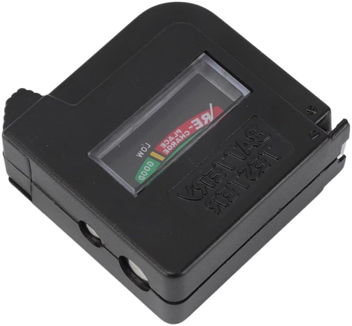 Batterijtester - Spanningsmeter - Batterijen Controleren - Digitaal Display - Compact Formaat - Zwart
