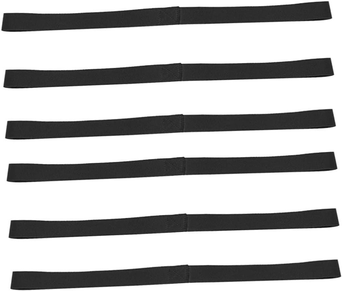 Spanbanden Set - Bevestigingsriemen Lussen - Voertuigen Zekeren - Duurzaam Materiaal - 46 cm - Zwart