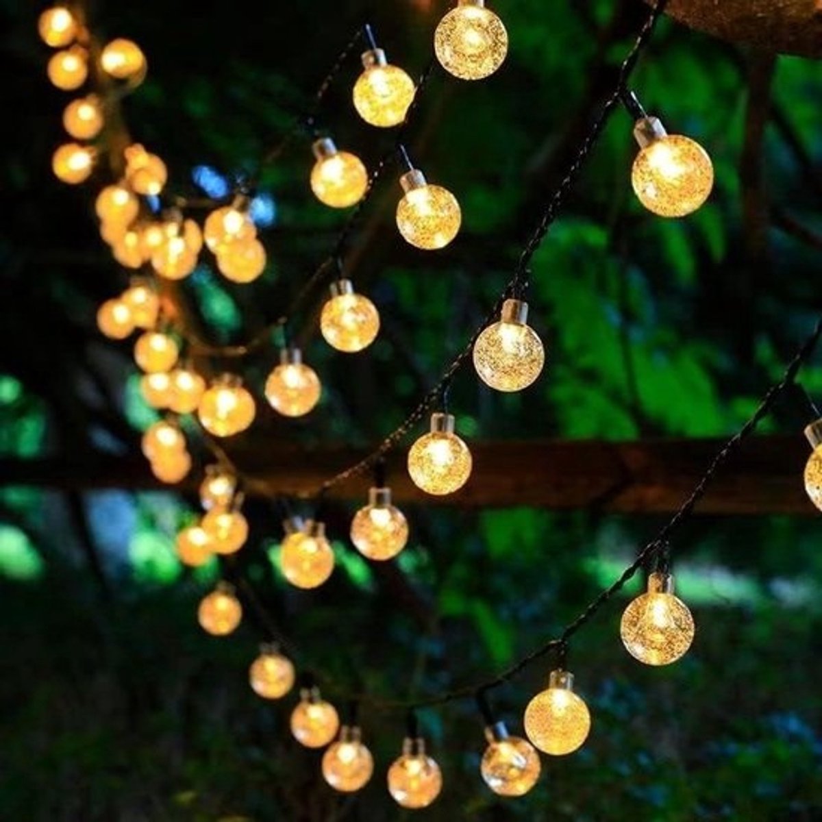 Tuinverlichting op zonne-energie met 66 LED's en 8 modi - 12 meter lange decoratieve verlichting voor buiten