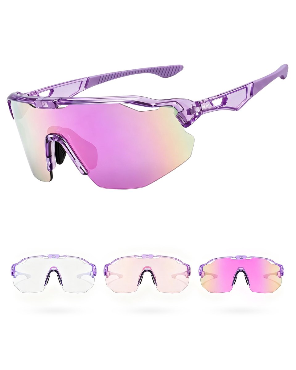 Namajunas - Zonnebril - Gradient fietsbril - Sunglasses - Fietsbril - Verstelbare neuspadjes - Sportbril - Ski - Festival Rave & Party Bril - Fietsbrillen - Sportbrillen - Festival bril - Rave - Voor heren en dames