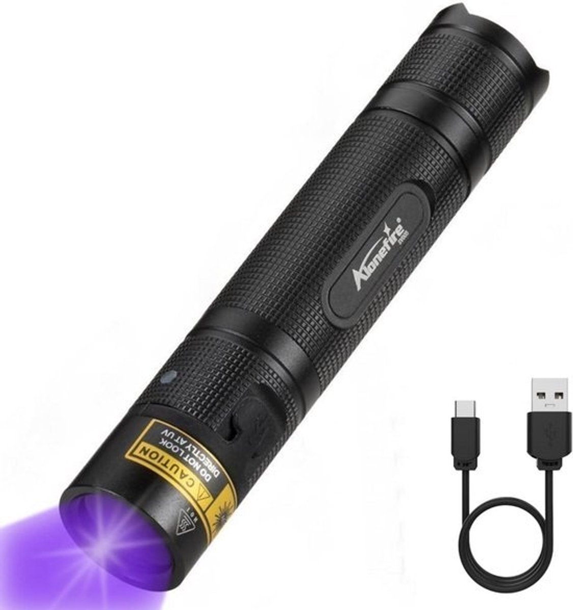 Krachtige 395nm UV Zaklamp USB Oplaadbaar voor Detectie en Harsen
