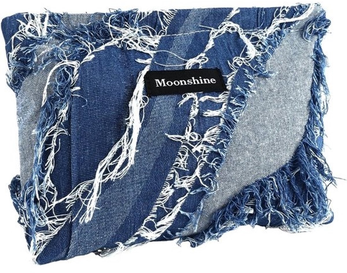 Cosmetische Tas - Make-up Organizer - Reizen en Dagelijks Gebruik - Uniek Denim Design - 20 x 26 cm - Blauw