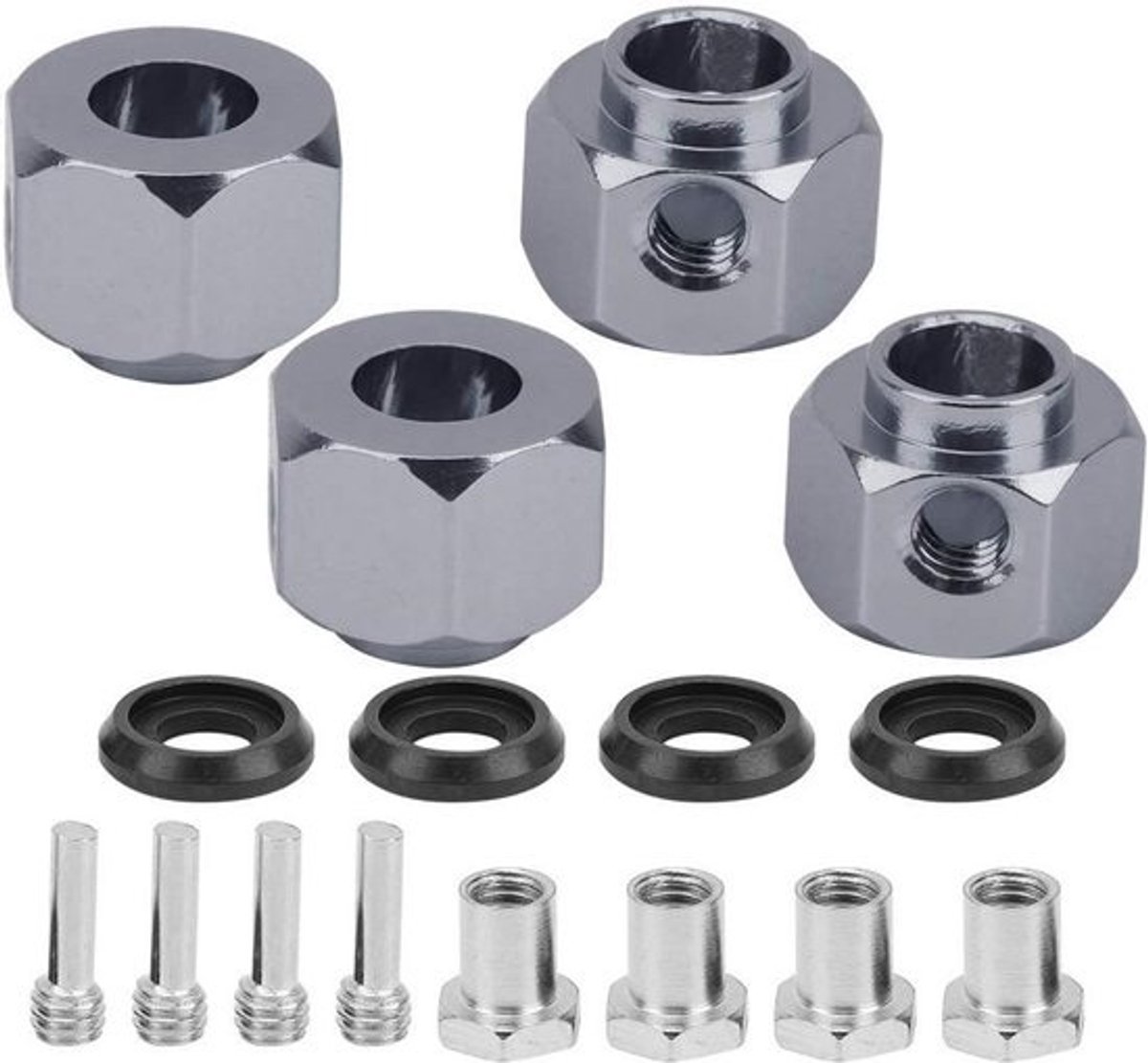 RC Wiel Adapter Verbreding voor 1/10 Crawler Auto's, 9mm Aluminium Hex Hubs