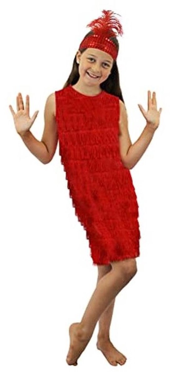 Meisjes Flapper Jurk - 1920s Stijl Kostuum voor Fancy Dress Feest