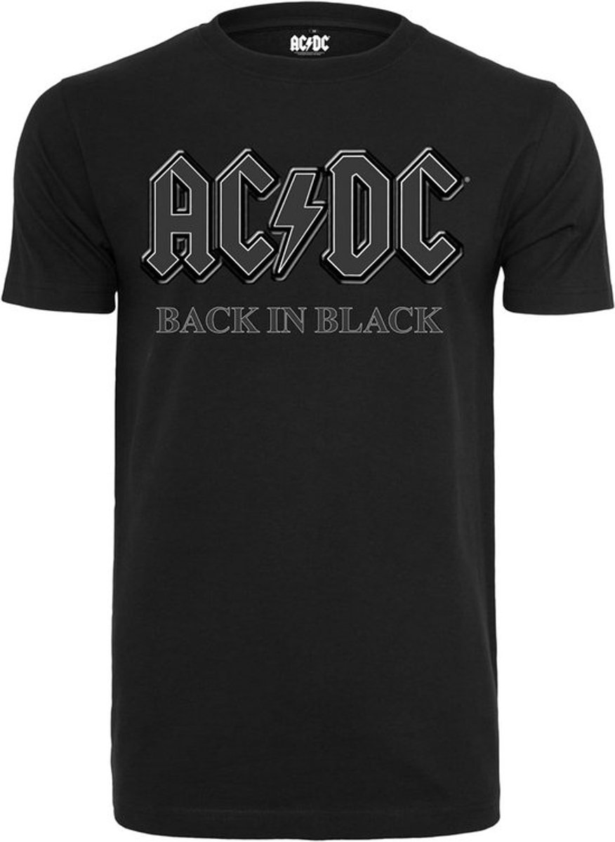 Back in Black T-shirt voor Heren - Stijlvol Muziek Merchandise