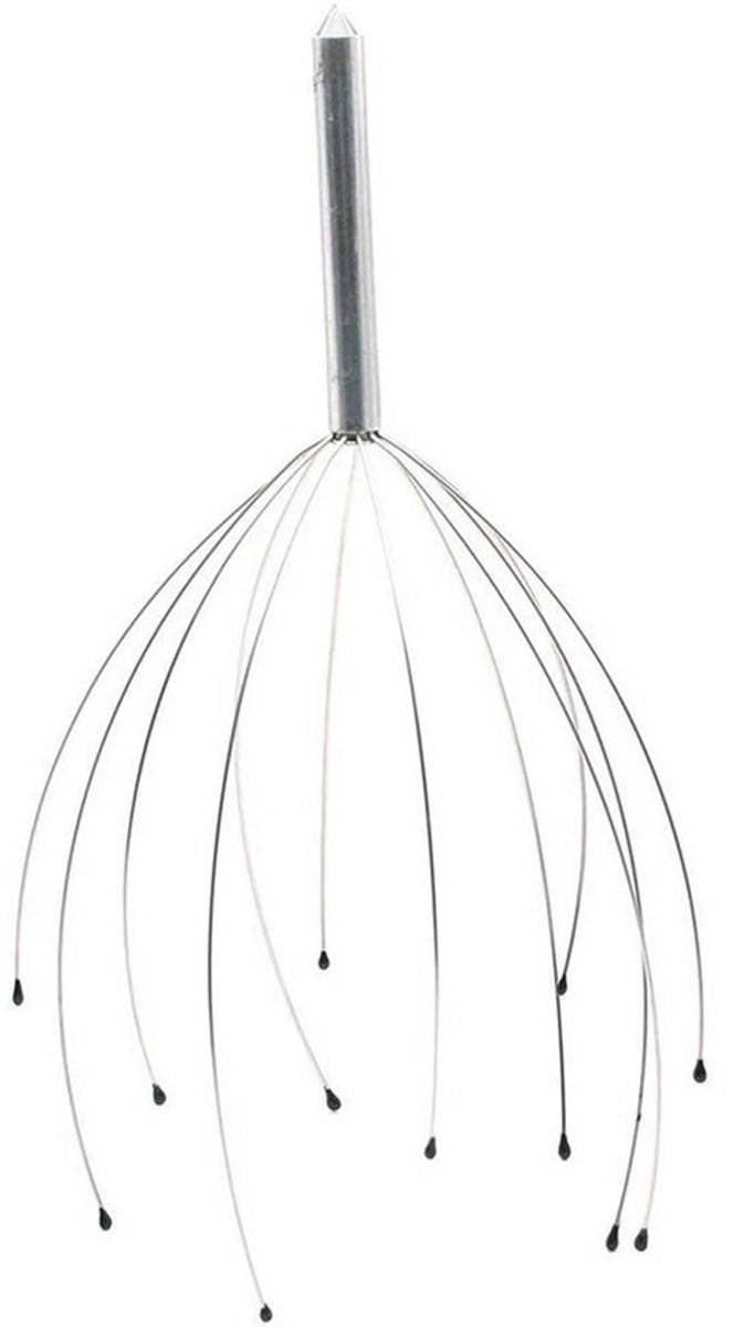 Hoofdhuid Massager - Hoofd Klauw - Ontspanning Spieren - Verlicht Hoofdpijn - 23 cm - Goud