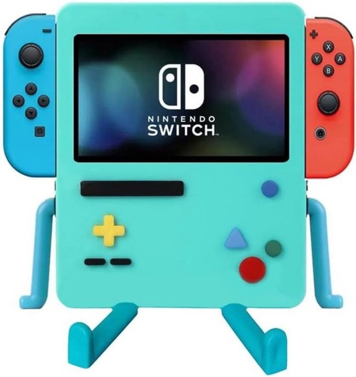 Draagbaar Laadstation en Dock voor Switch & OLED - Blauw Decoratief Accessoire
