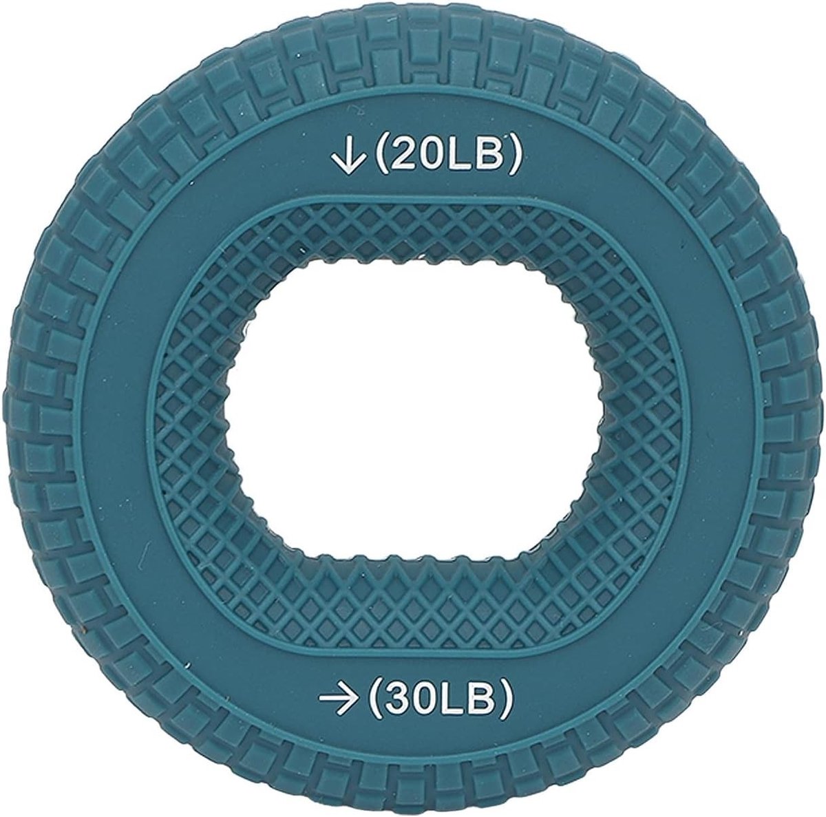 Versterk je grip met deze silicone fitnessringen voor hand- en onderarmtraining, 20-30 lbs