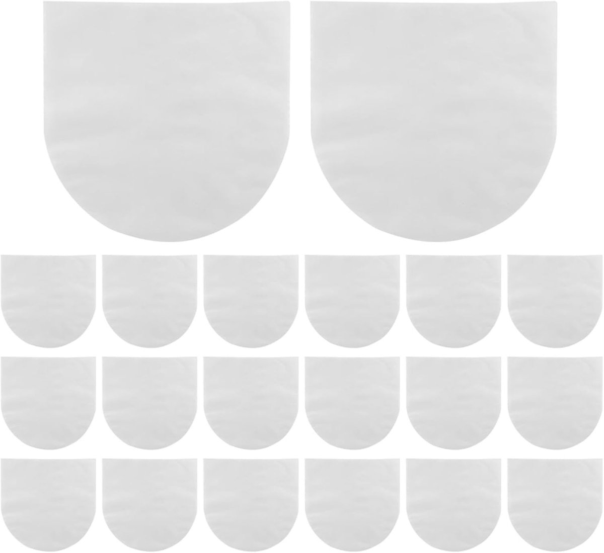100 Stuks Vinyl Platen Binnenhoezen 7" Antistatische Bescherming voor Platenopslag en CD Spelers