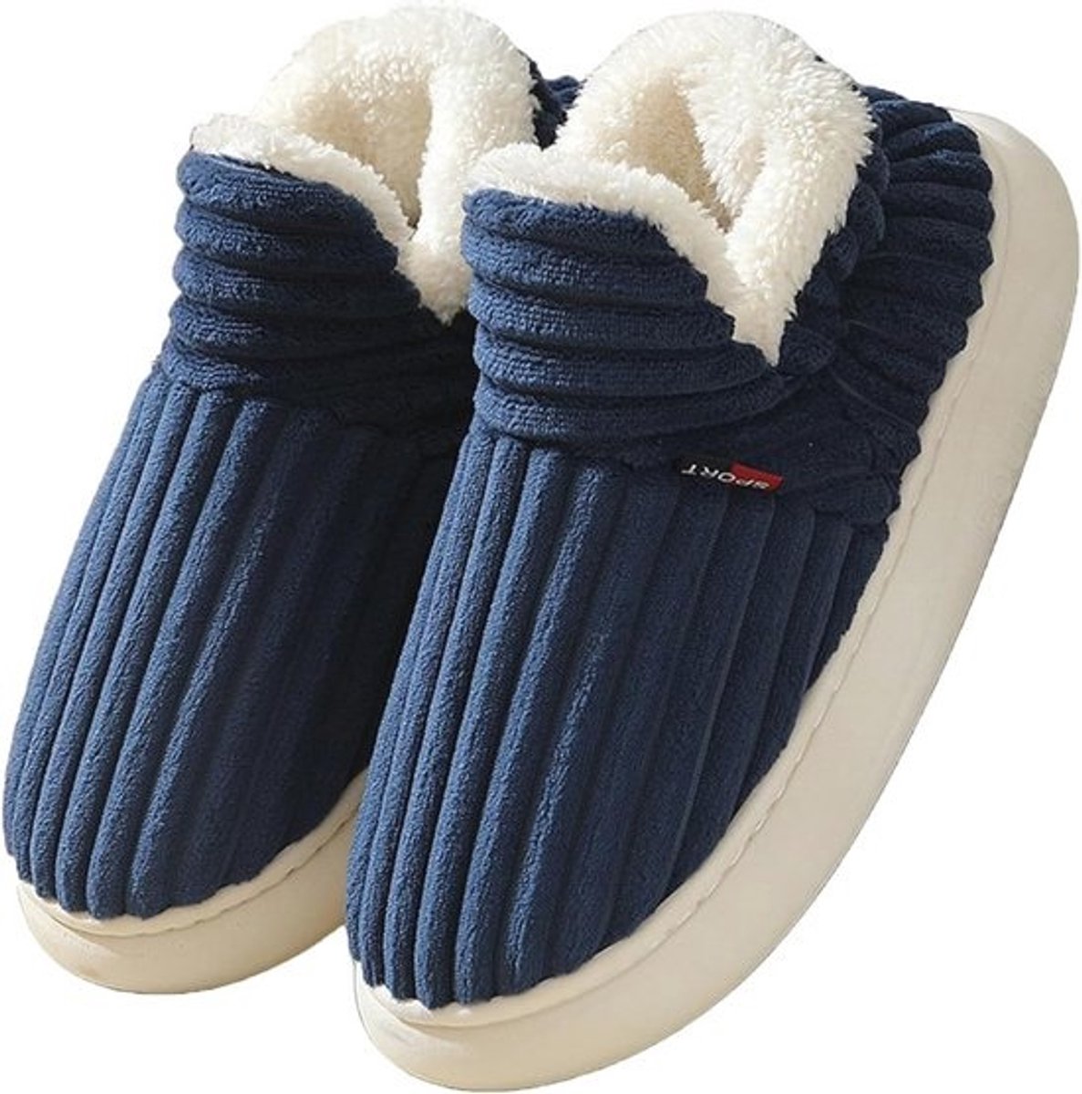 Dames Slippers Sloffen Warm Fuzzy Zachte Pluche Pantoffels Antislip Lichtgewicht voor Binnen en Buiten