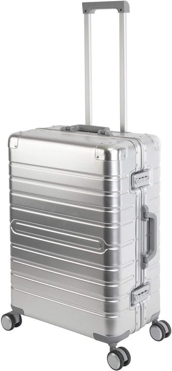 Aluminium Reis Koffer met TSA Slot en 360° Wielen - L