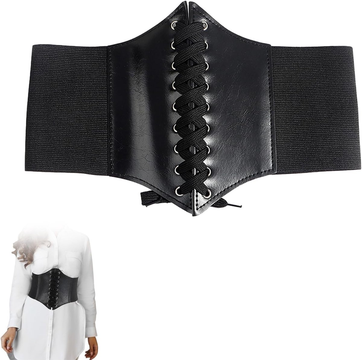 Vintage Corset Tailleband voor Dames, Perfect voor Halloween en Cosplay, Elegante Taille Accessoire