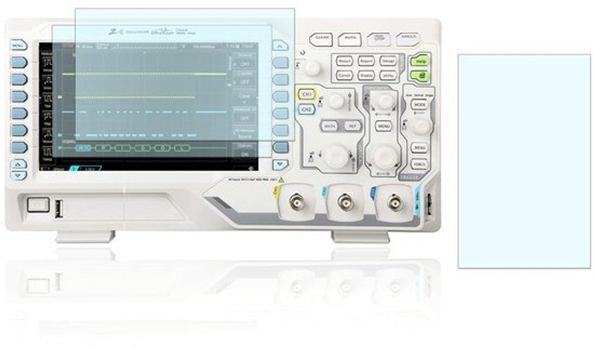 Screenprotector Oscilloscope - Display Bescherming - Krasvrije Display - Hoge Kwaliteit - Op Maat Gemaakt - Transparant
