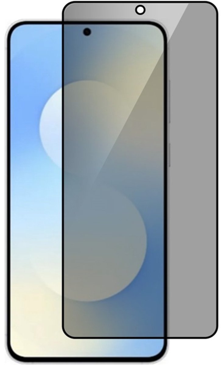 Coverup Screen Protector - Geschikt voor Samsung Galaxy S26 FE Screen Protector - Coverup Full-Cover Privacy Tempered Glass - Fingerprint Unlock - Zwart
