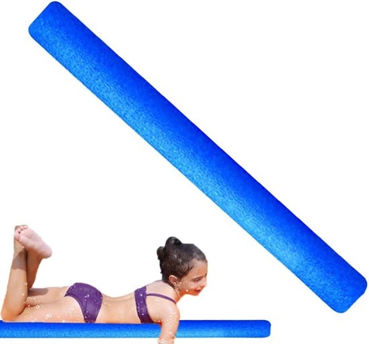 Zwembad Noodles - Drijvende Foam Stokken - Waterpret - Robuuste Constructie - 150cm - Blauw