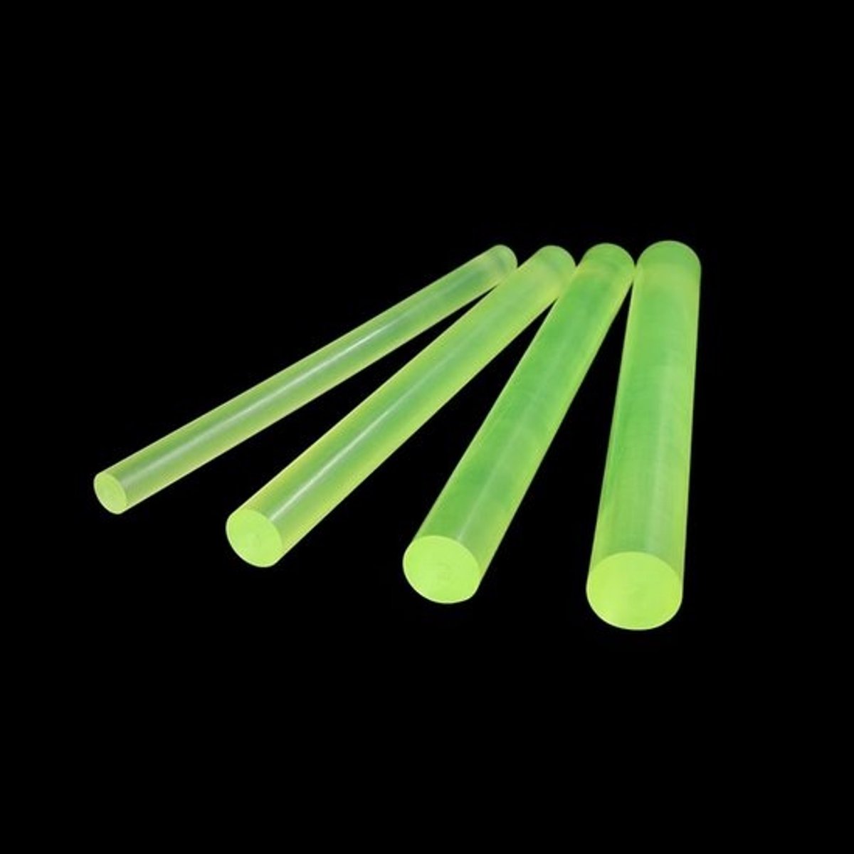 Polyurethaan Staaf - Elastisch Rubber - Machine Onderdelen - Oliebestendig Slijtvast - 90mm x 500mm - Transparant
