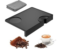 Siliconen koffietampermat met randbescherming en antislip, ideaal voor barista-accessoires en espresso-tamper gebruik in de keuken