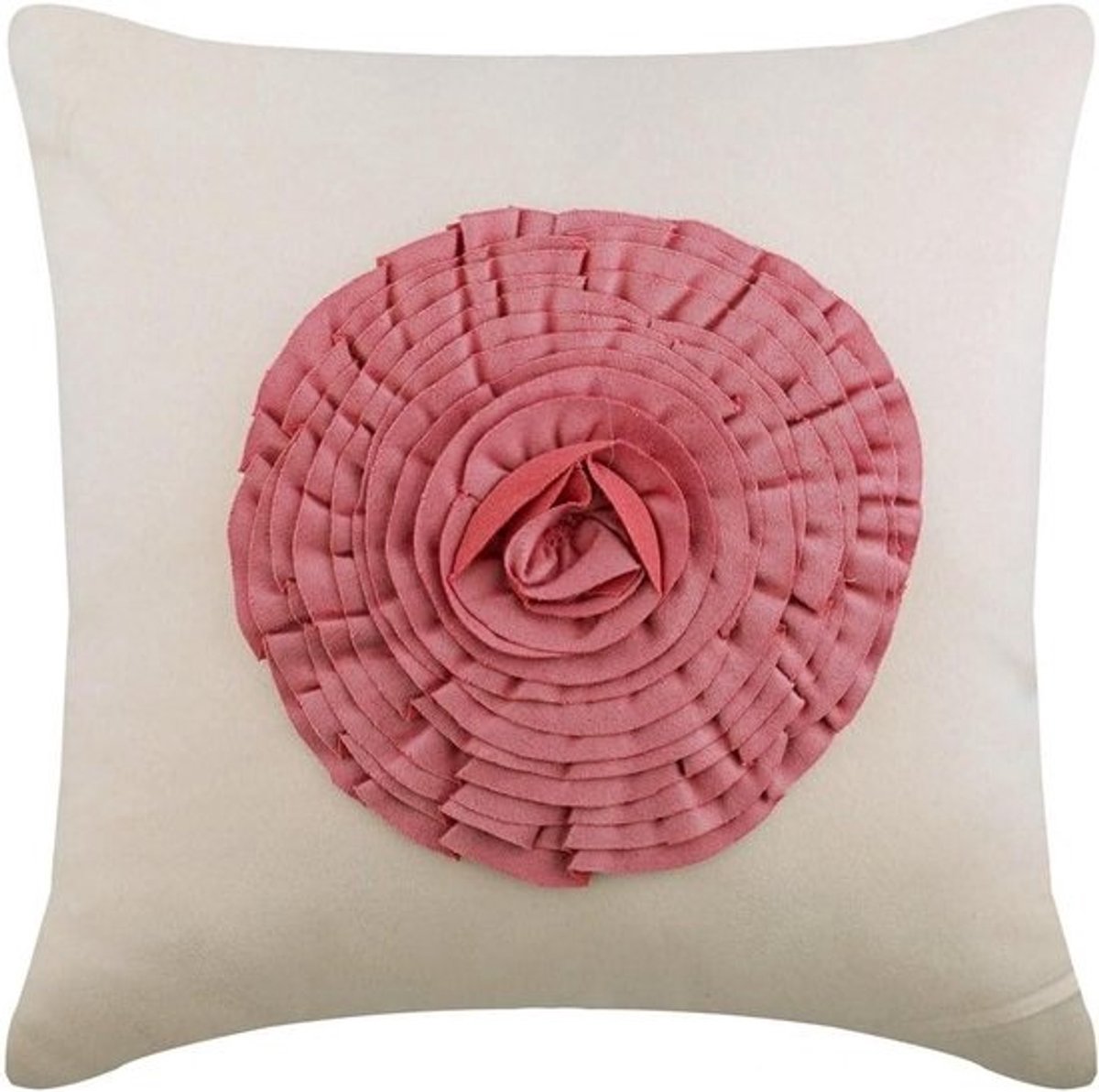 Decoratieve Sierkussens - Kussenslopen Luxe - Woonkamer Decoratie - 100% Handgemaakt - 60x60 cm - Roze