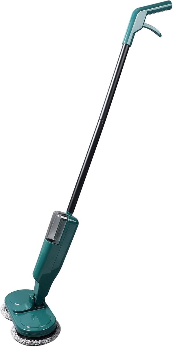 Elektrische Dweil - Schoonmaak Mop - Vloeren Reinigen - Automatische Voorwaartse Beweging - 112 cm Lengte - Groen — afbeelding 5
