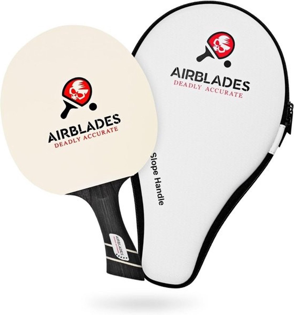 Professionele Pingpongpeddel voor Tafeltennis met Draagtas - 5 Sterren Kwaliteit voor Binnen en Buiten