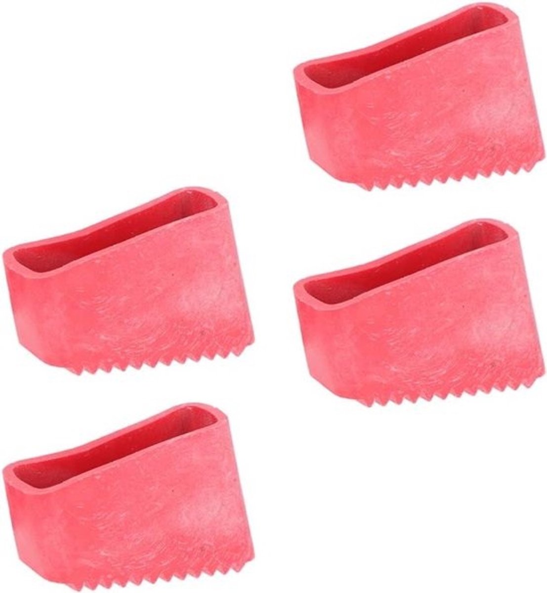 Antislip Ladder Voeten - Ladder Beschermers - Stabiliteit Vergroten - Duurzaam Rubber Materiaal - 5.5 x 3.8 x 2.5 cm