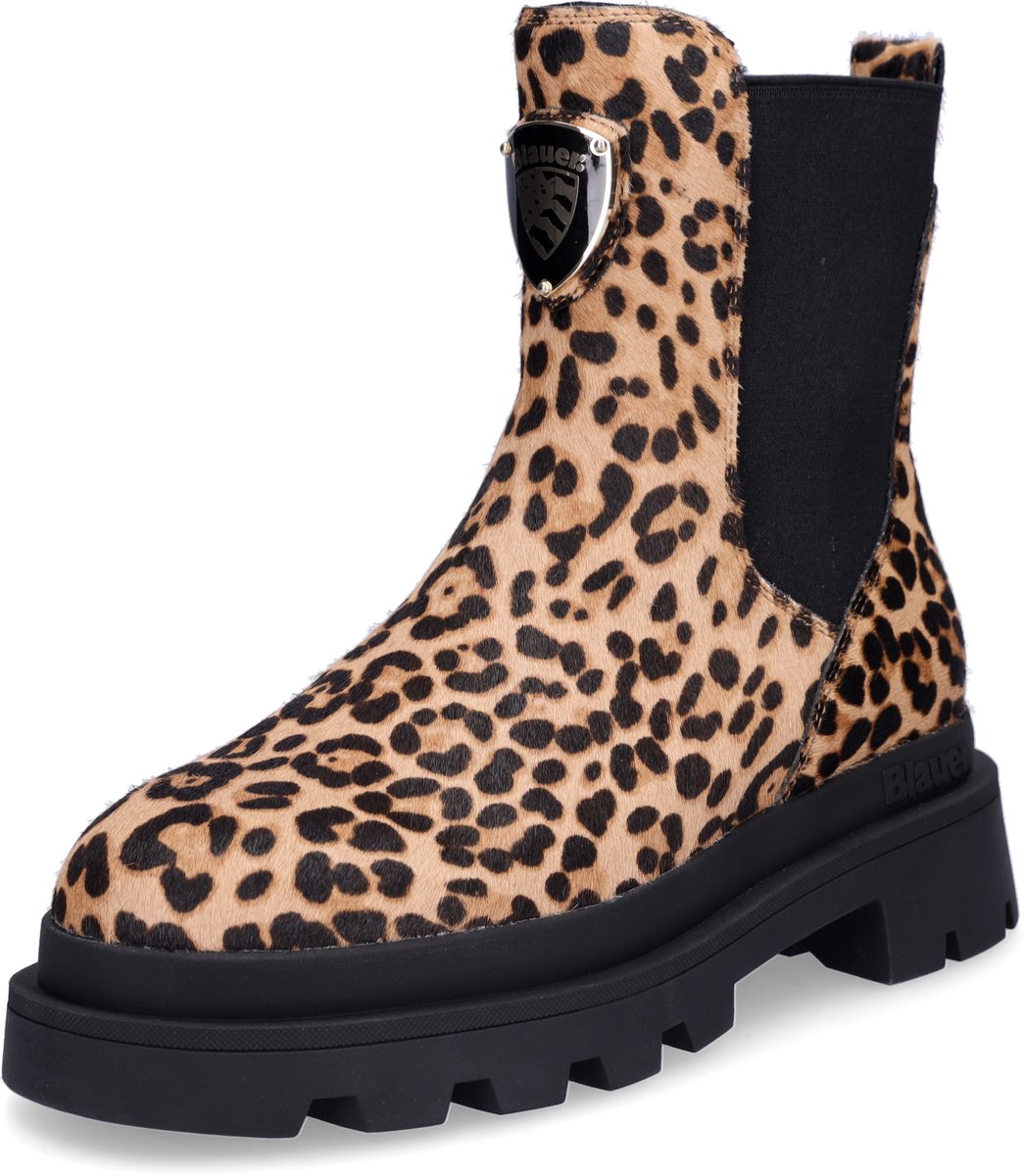 Blauer dames Chelsea-laars Kimmel leo