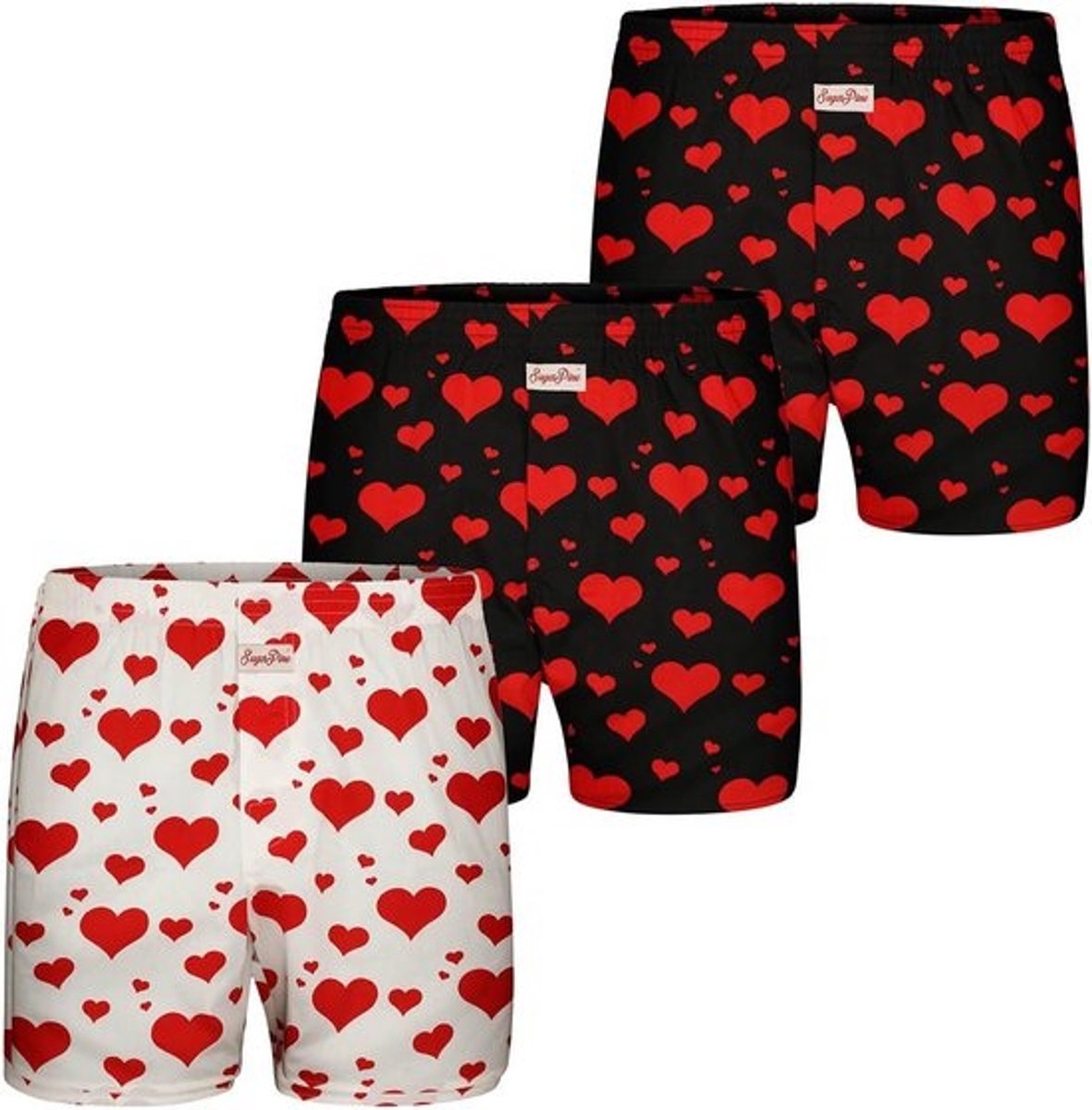 Heren Boxershorts met Grappige Prints van 100% Katoen