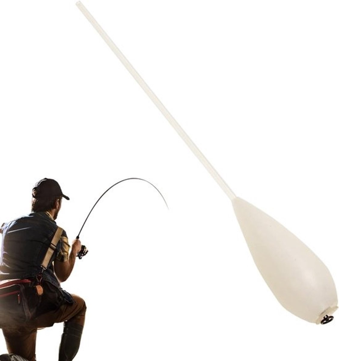 Visdobbers Werpdrijvers - Acryl Zinkende Drijvers - Vissen Buiten - Zinkt Drijft Precisie - 15G 30G