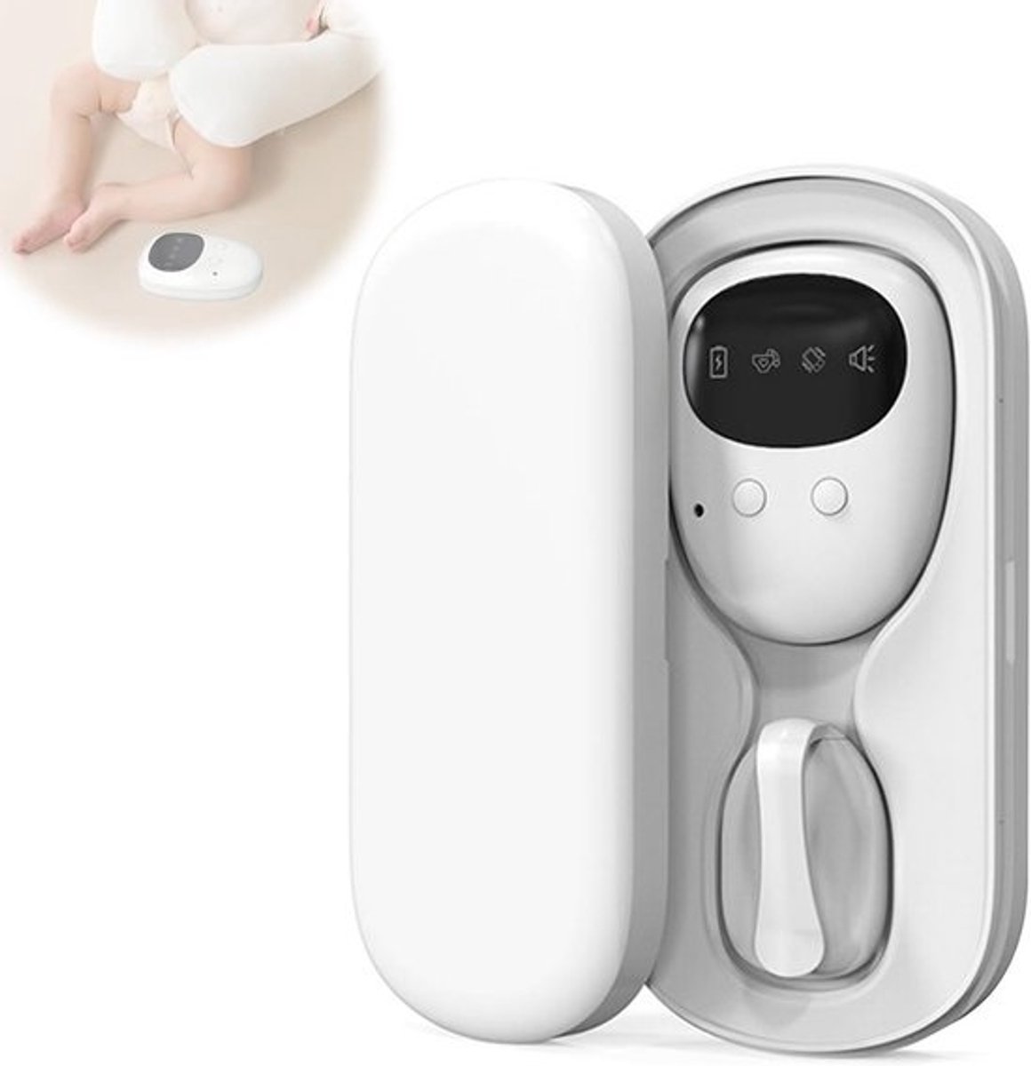 Draadloos Enuresis Alarm USB Oplaadbaar